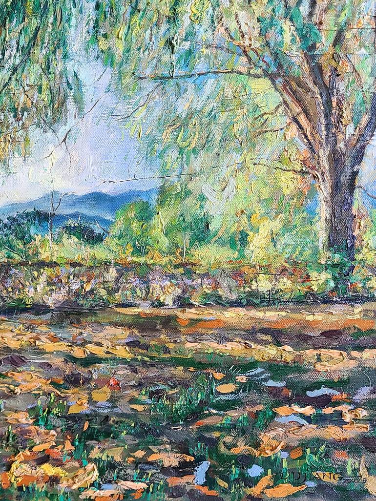 Original Impressionism Landscape Painting by Jiang Liu