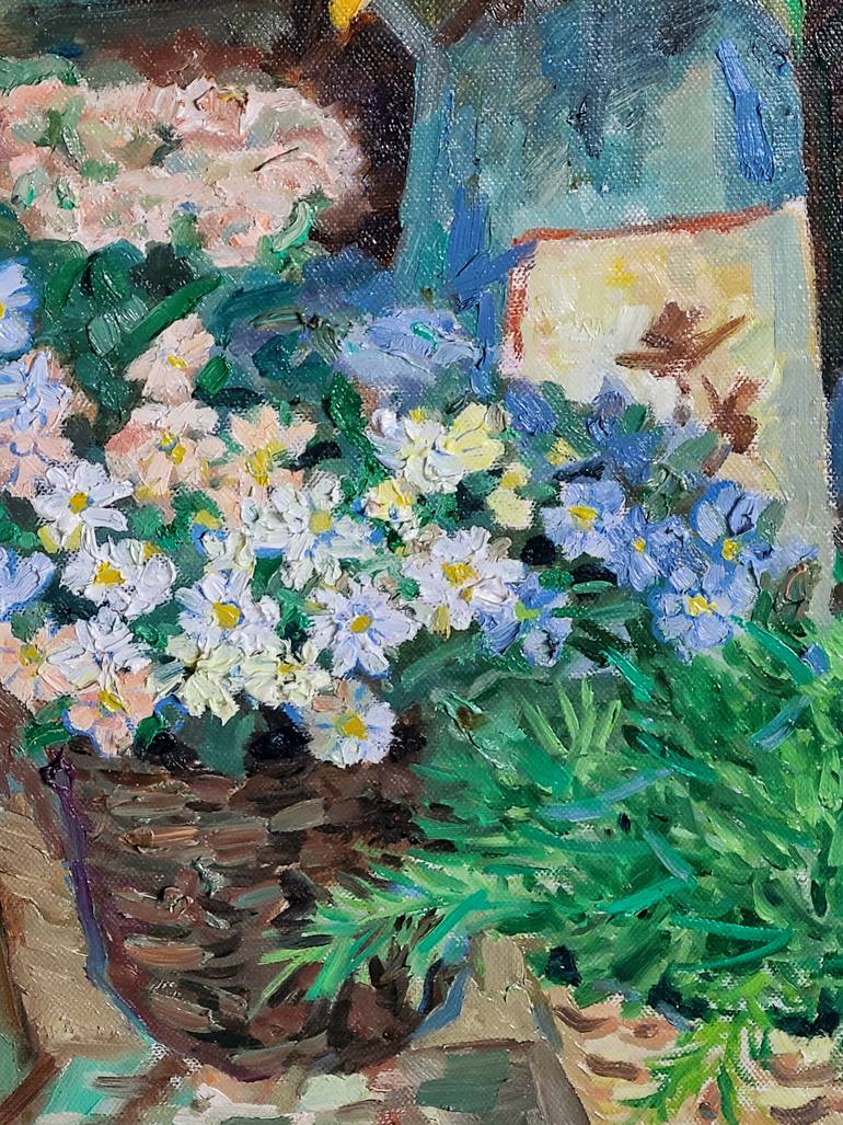 Original Impressionism Landscape Painting by Jiang Liu