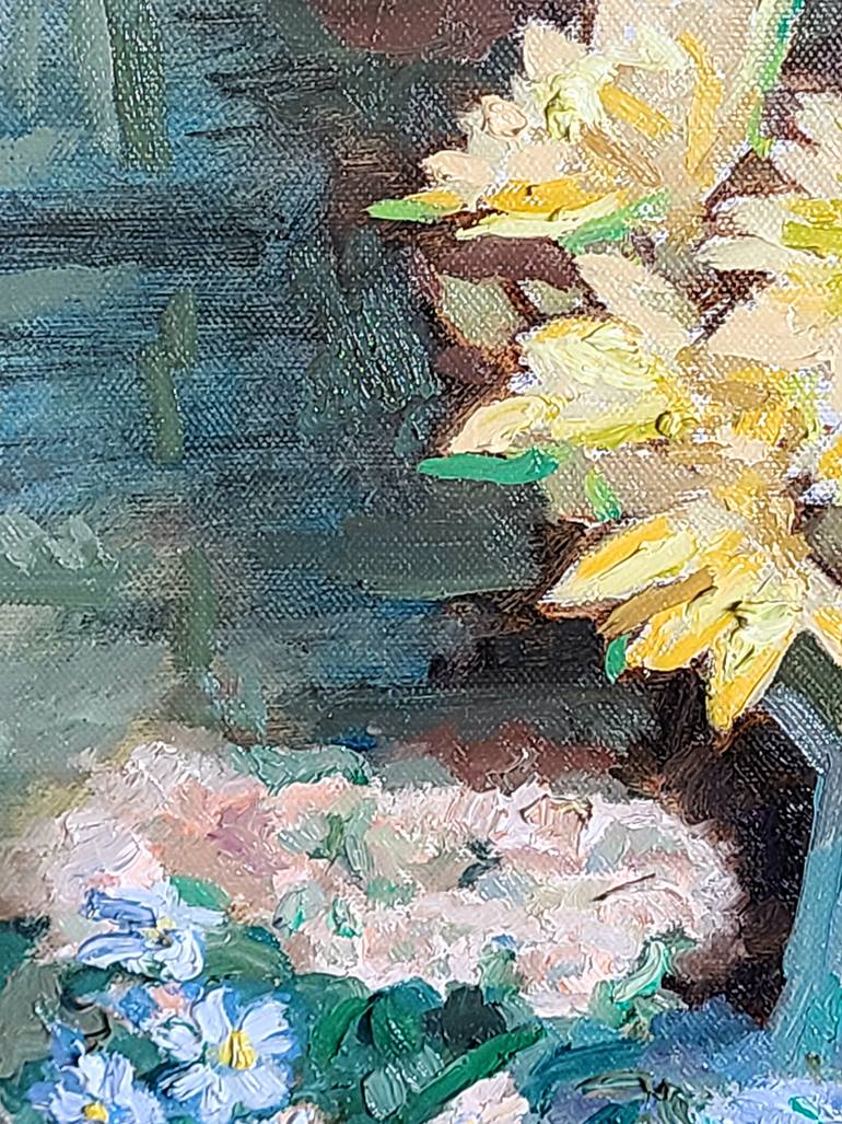 Original Impressionism Landscape Painting by Jiang Liu