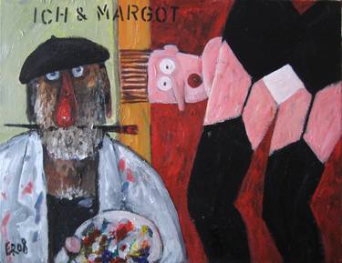 Original Illustration Humor Paintings by Erich Rauschenbach