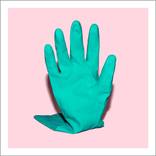 Green Rubber Glove (large) by N A Vague