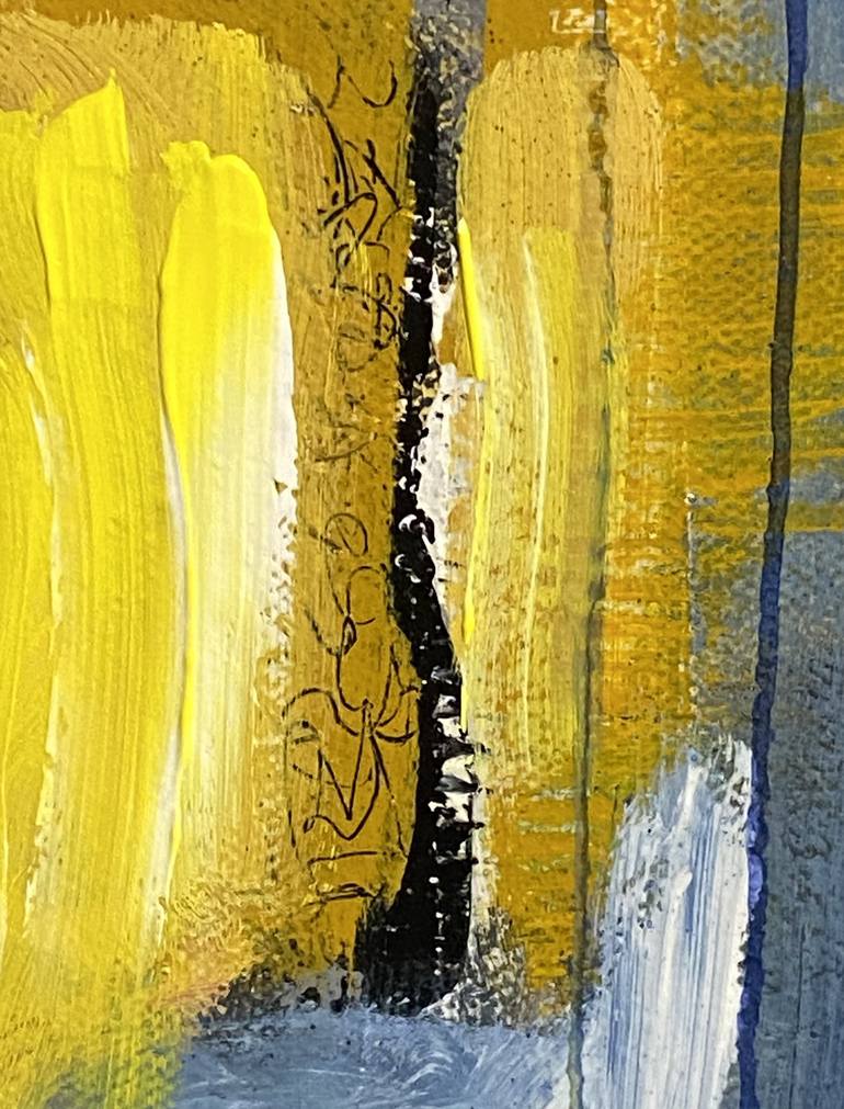 Original Abstract Landscape Mixed Media by Maree McCrum