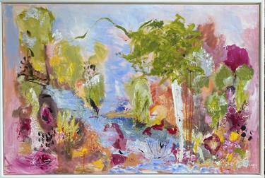 Original Abstract Expressionism Landscape Paintings by Maree McCrum