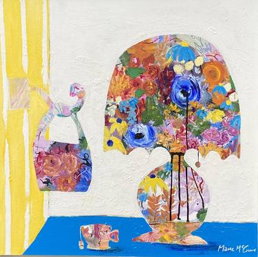 Original Abstract Still Life Painting by Maree Mccrum