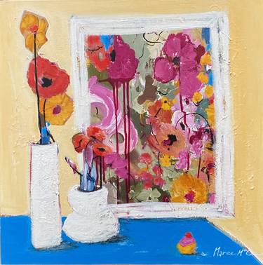 Original Abstract Still Life Painting by Maree Mccrum
