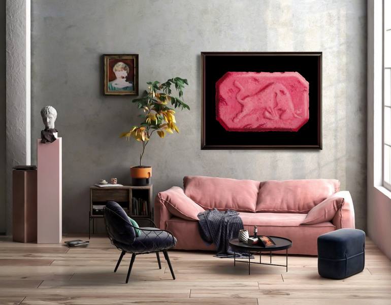 Original Conceptual Abstract Painting by Cehovsky Daniel