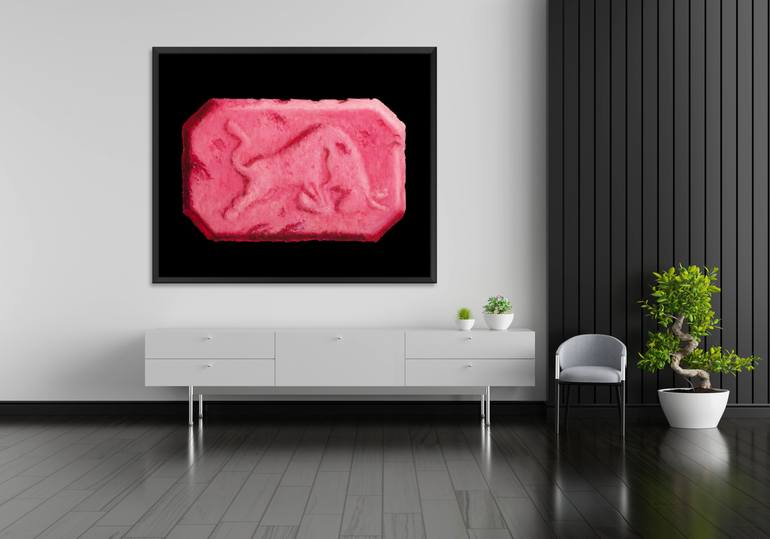 Original Conceptual Abstract Painting by Cehovsky Daniel