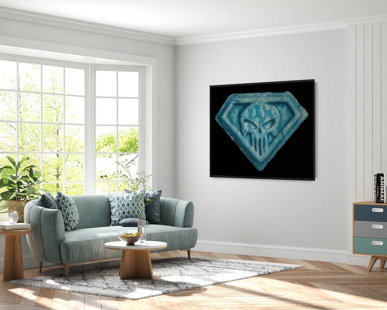 Original Conceptual Abstract Painting by Cehovsky Daniel