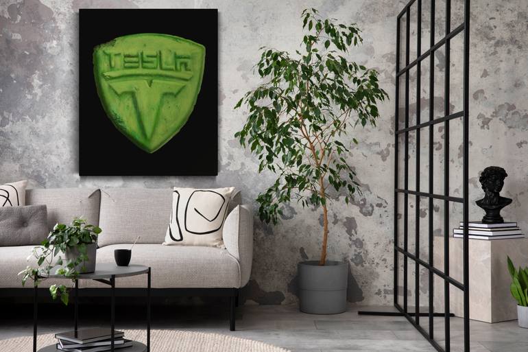 Original Conceptual Abstract Painting by Cehovsky Daniel