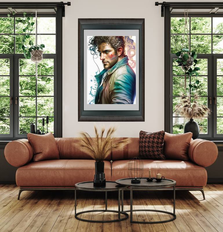 Original Art Deco Fantasy Digital by Raz Write