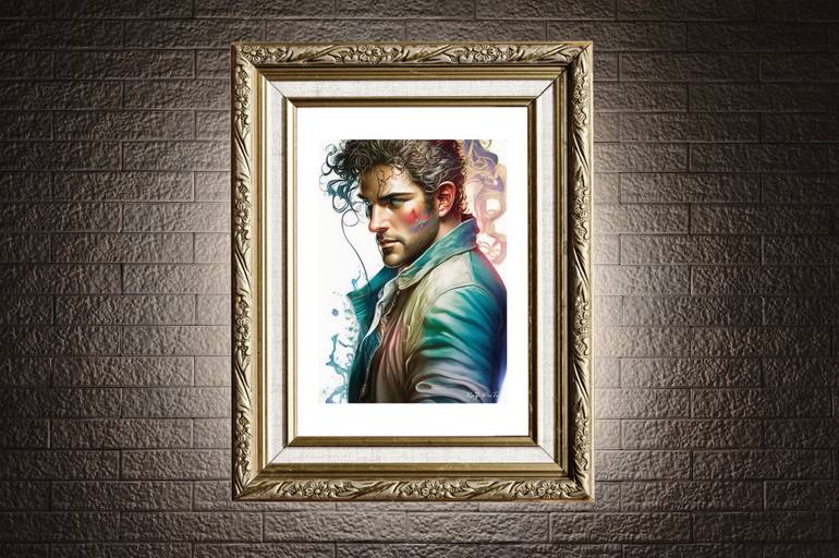 Original Art Deco Fantasy Digital by Raz Write