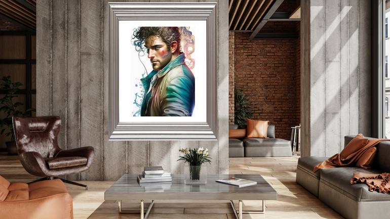 Original Art Deco Fantasy Digital by Raz Write