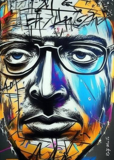 Original Contemporary Graffiti Digital by Raz Write