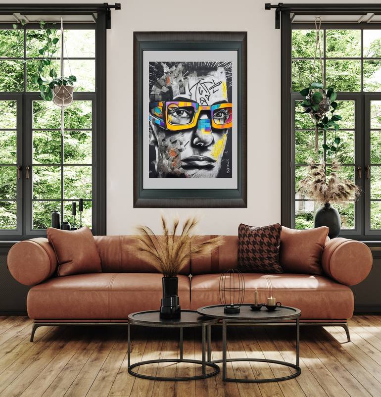 Original Abstract Expressionism Graffiti Digital by Raz Write