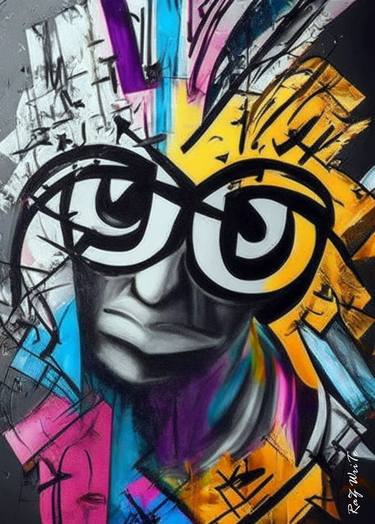 Print of Graffiti Digital by Raz Write