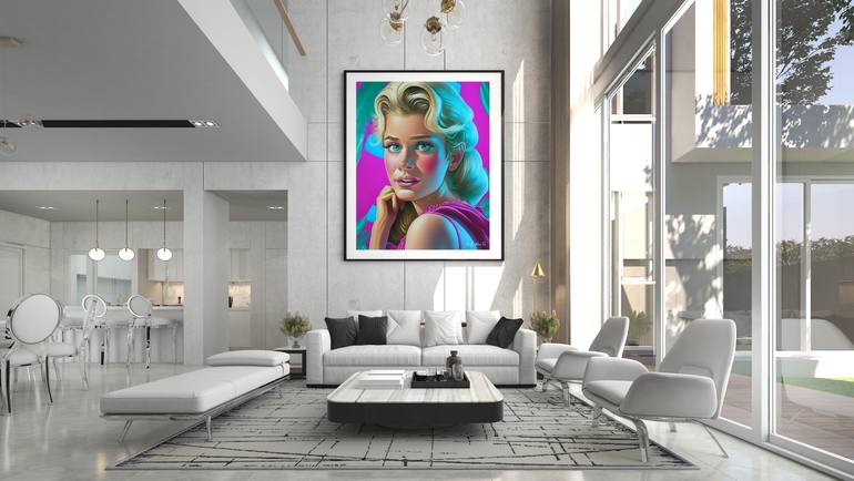 Original Art Deco Pop Culture/Celebrity Digital by Raz Write