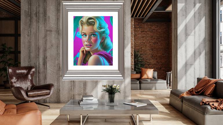 Original Art Deco Pop Culture/Celebrity Digital by Raz Write