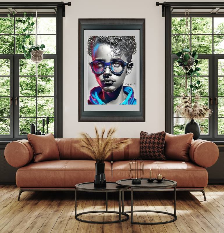 Original Illustration Family Digital by Raz Write