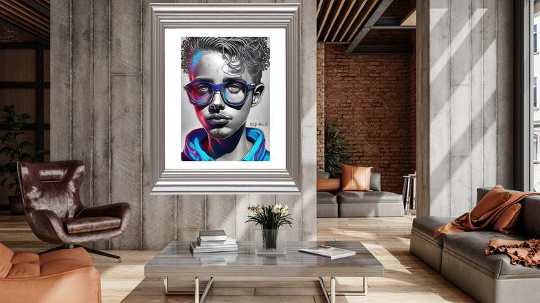 Original Illustration Family Digital by Raz Write