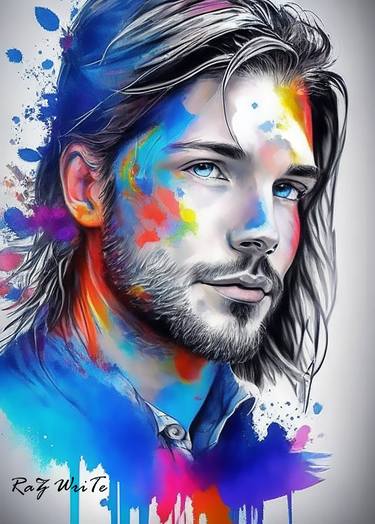 Print of Illustration Men Digital by Raz Write