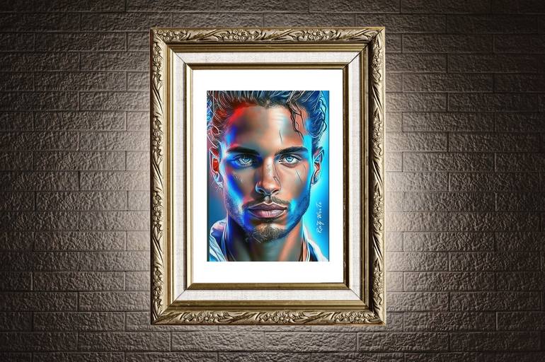 Original Portrait Digital by Raz Write