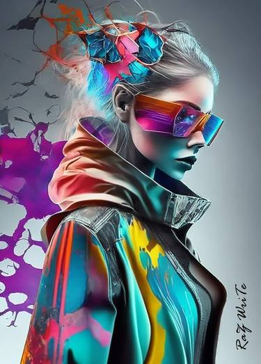 Original Illustration Fashion Digital by Raz Write