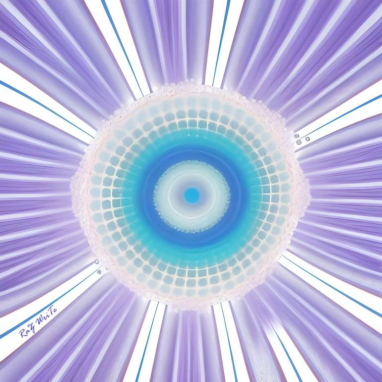 Original Abstract Expressionism Religion Digital by Raz Write