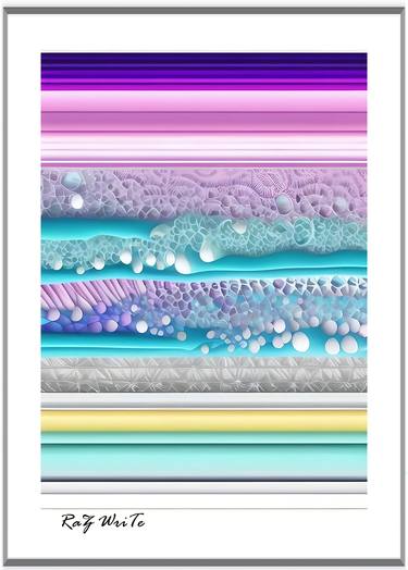 Print of Abstract Home Digital by Raz Write