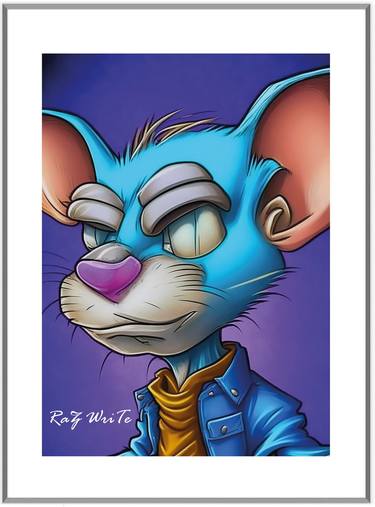 Print of Cartoon Digital by Raz Write