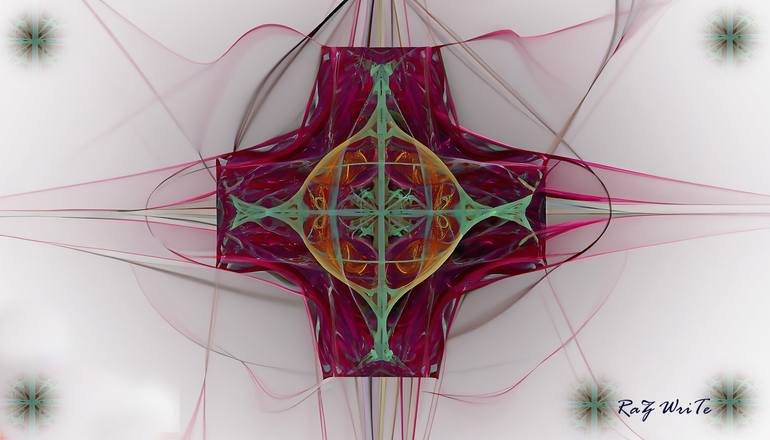 Original Abstract Religion Digital by Raz Write