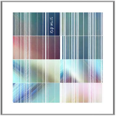 Original Abstract Geometric Digital by Raz Write