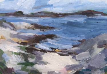 Original Impressionism Seascape Paintings by Rebecca Landmér