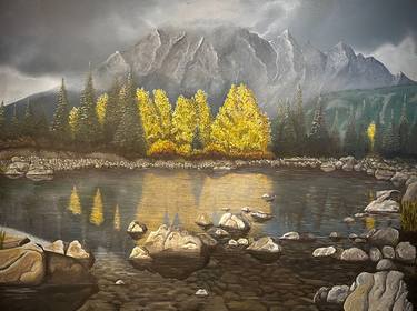 Autumn Serenity: A Lakeside Tapestry thumb