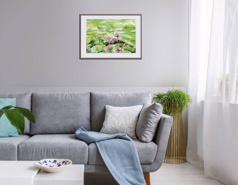 Original Contemporary Landscape Painting by Raji Pavithran