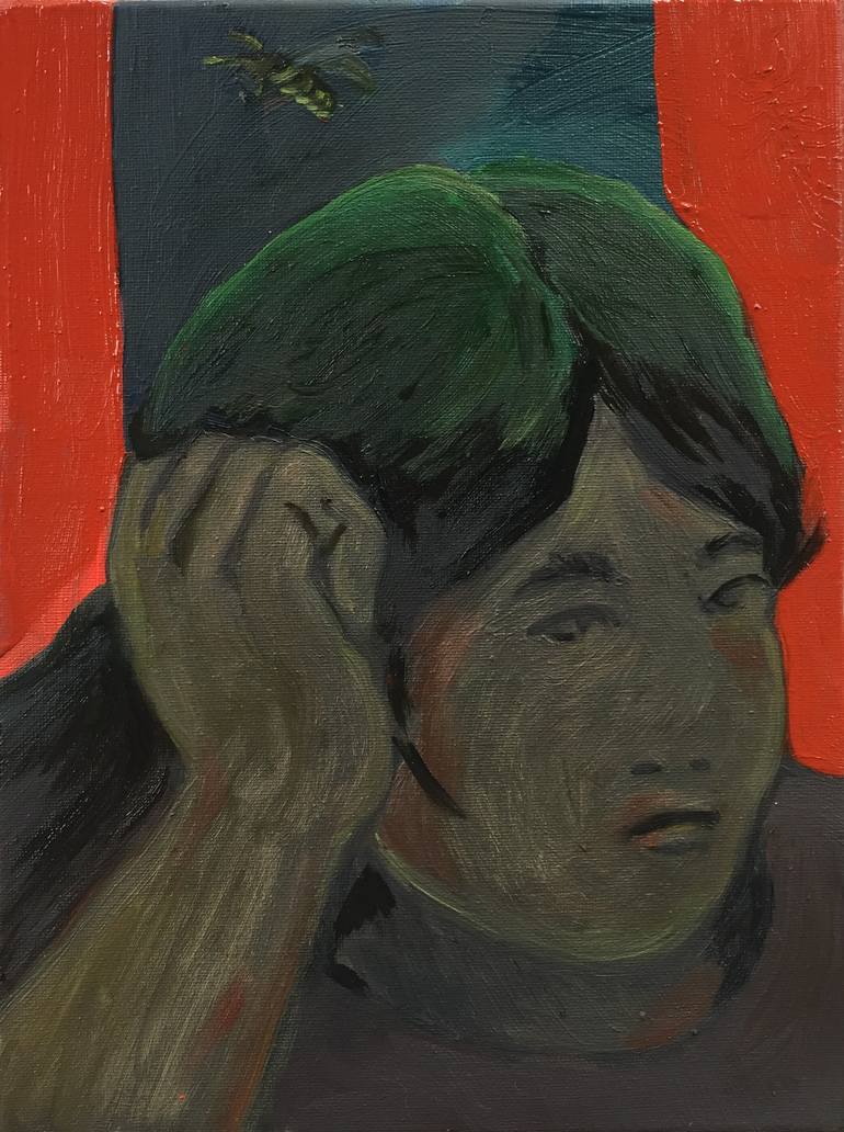 Original Conceptual People Painting by Carina Chang