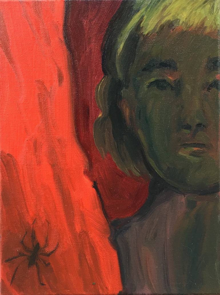 Original Conceptual People Painting by Carina Chang