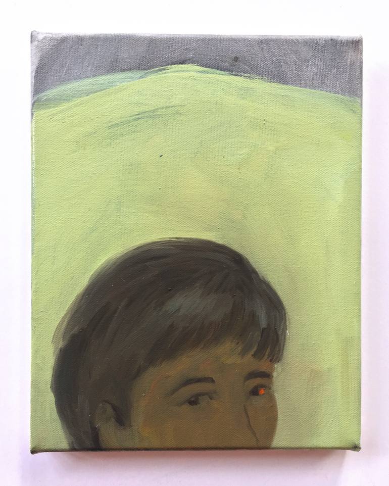 Original Impressionism People Painting by Carina Chang