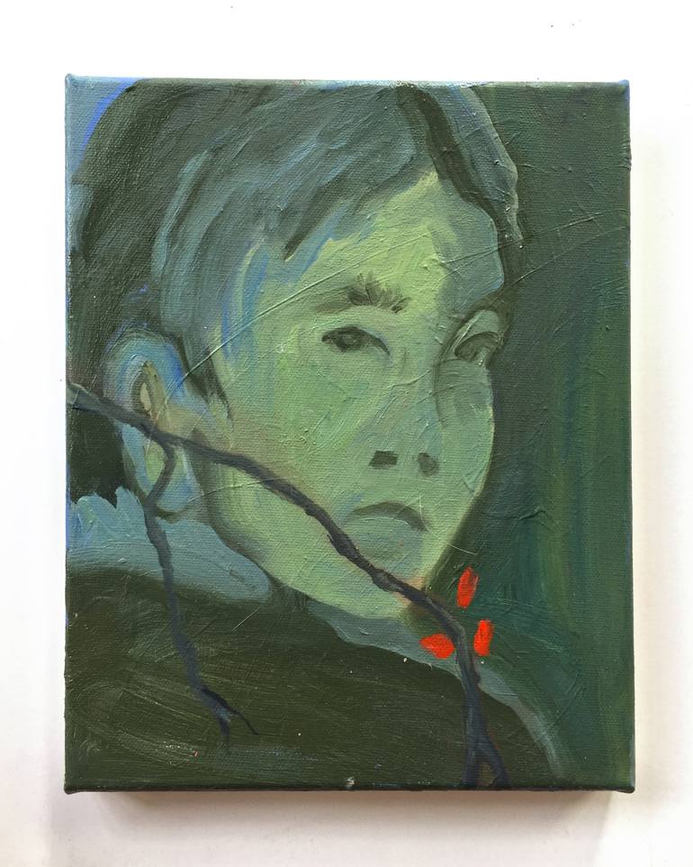 Original Impressionism People Painting by Carina Chang