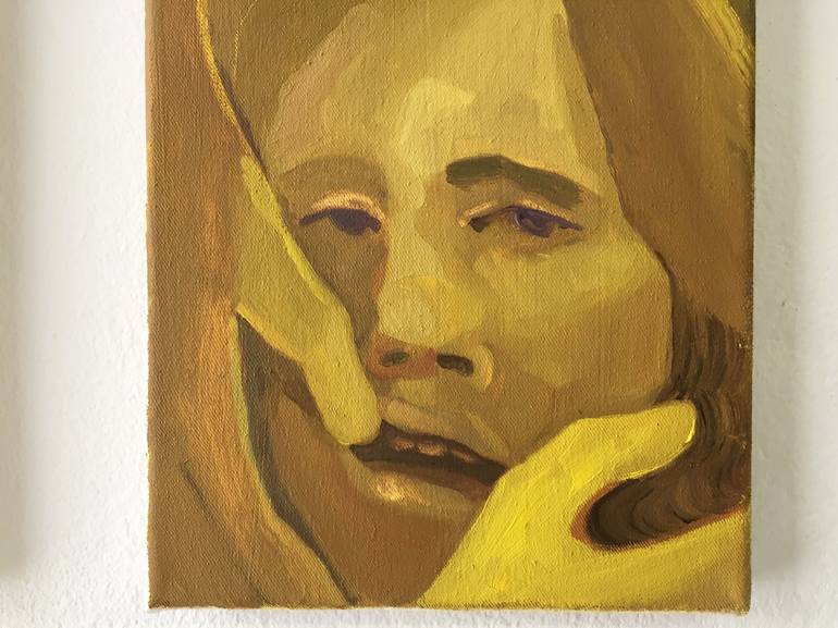 Original Contemporary Portrait Painting by Carina Chang