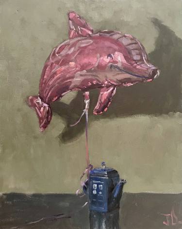 Original Realism Humor Paintings by James Budden