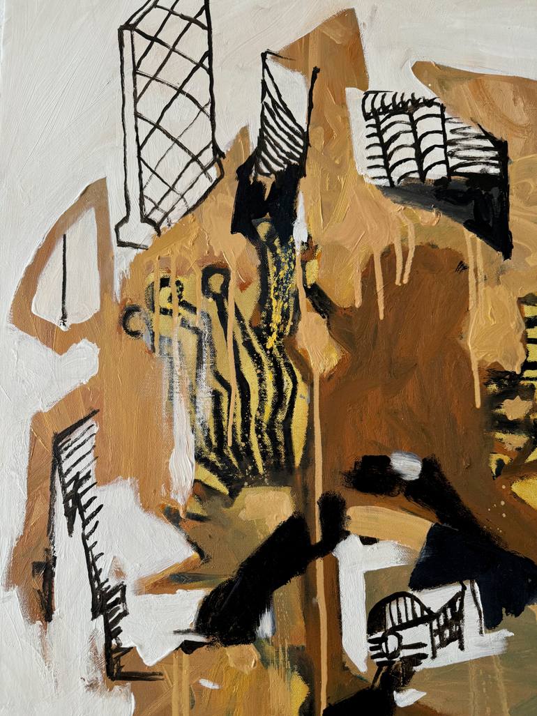 Original Abstract Painting by Mykhailo Korobkov