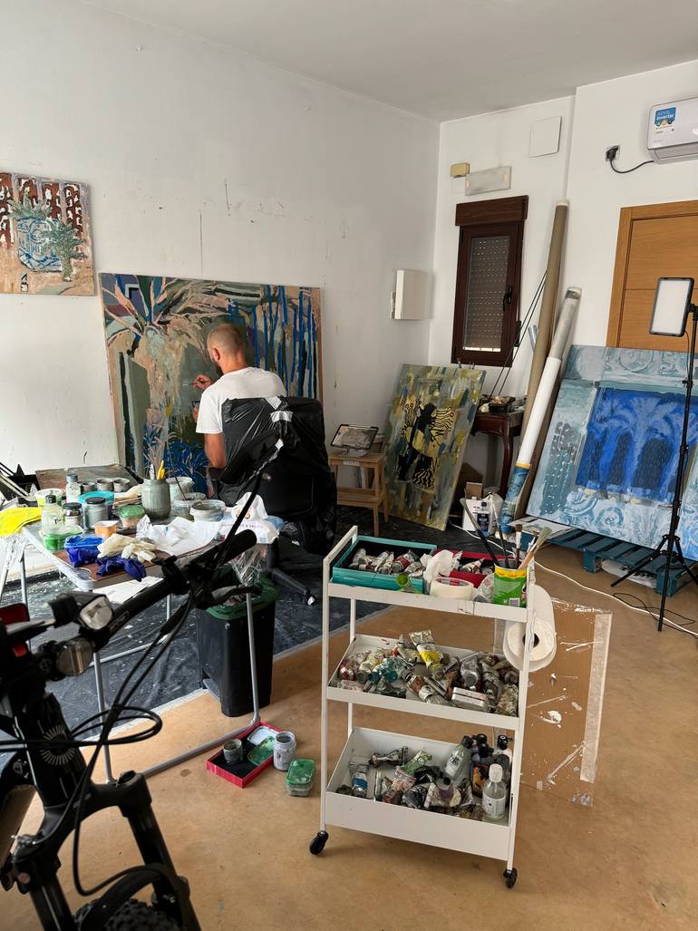 Original Contemporary Abstract Painting by Mykhailo Korobkov