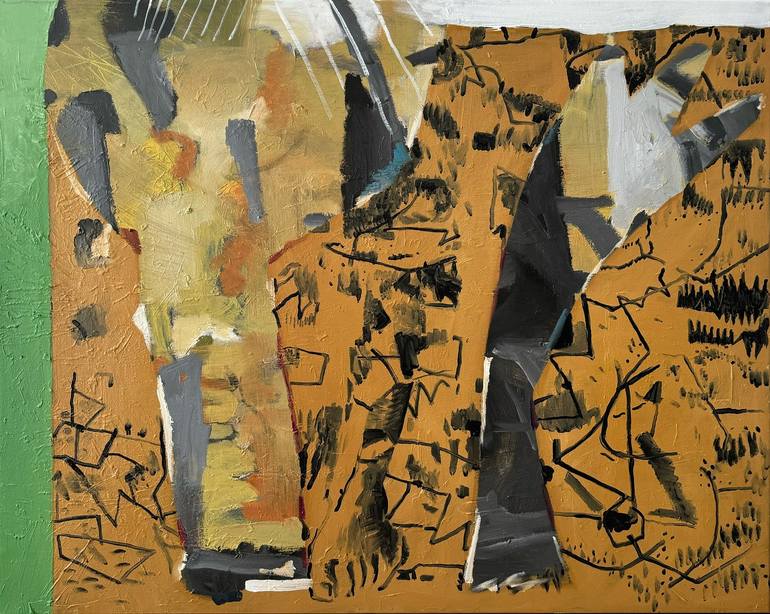 Original Abstract Paintings by Mykhailo Korobkov