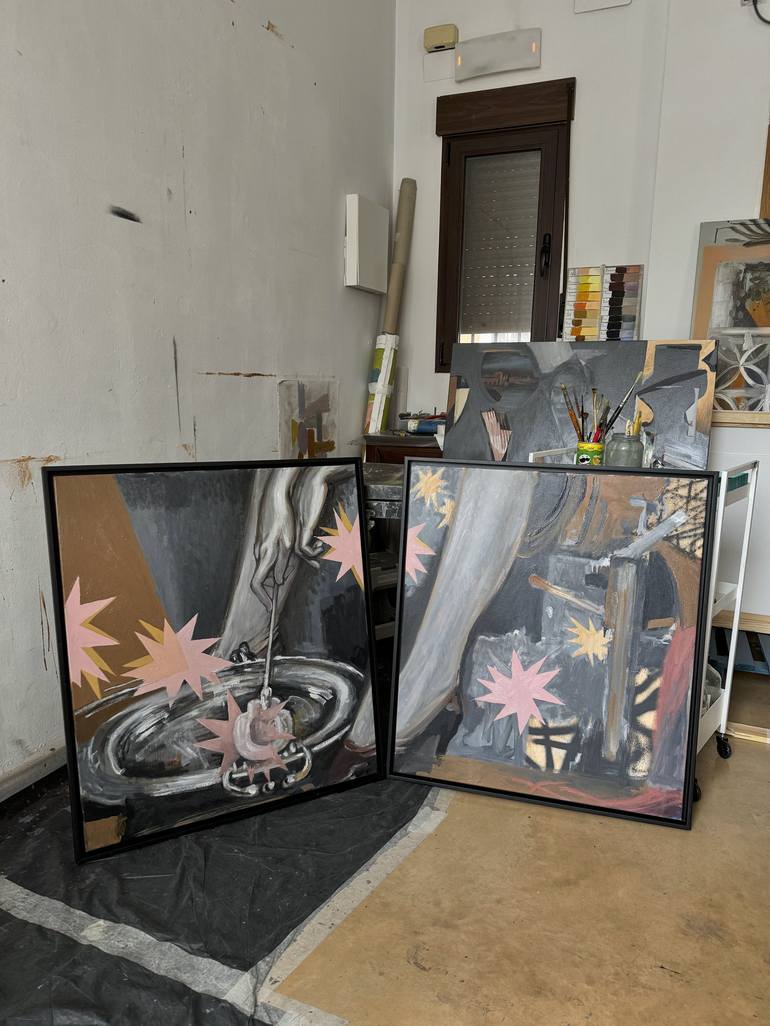 Original Abstract Body Painting by Mykhailo Korobkov
