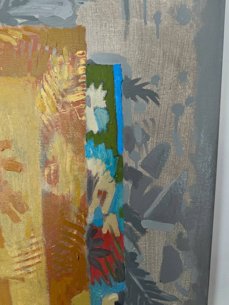 Original Abstract Botanic Painting by Mykhailo Korobkov