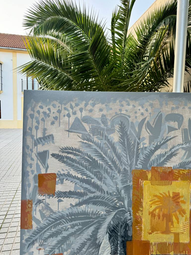 Original Abstract Botanic Painting by Mykhailo Korobkov