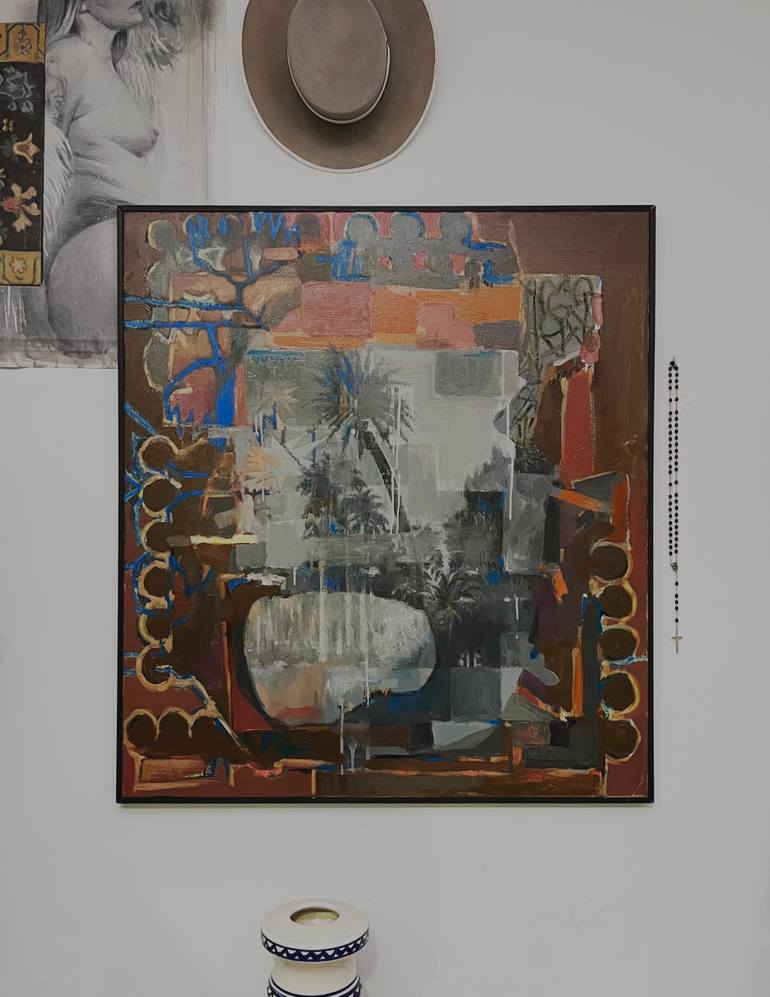 Original Art Nouveau Abstract Painting by Mykhailo Korobkov