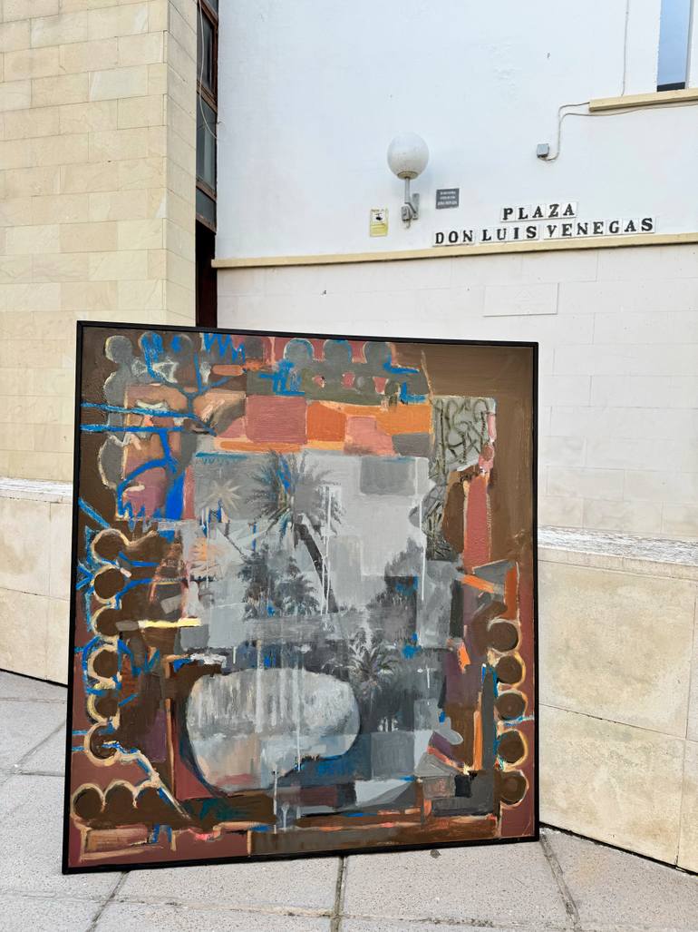 Original Art Nouveau Abstract Painting by Mykhailo Korobkov