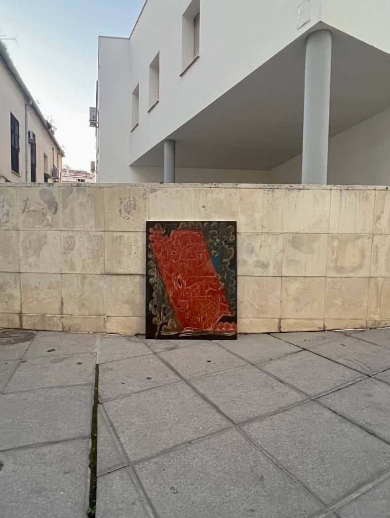 Original Abstract Painting by Mykhailo Korobkov