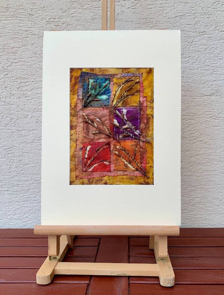 Original Art Nouveau Nature Mixed Media by Melanie Radoja